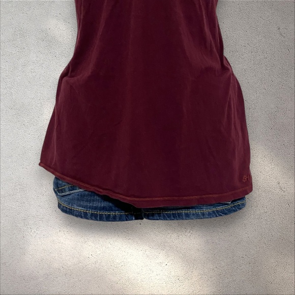 Gilly Hicks Maroon Deep V Strappy Camisole - Picture 3 of 8